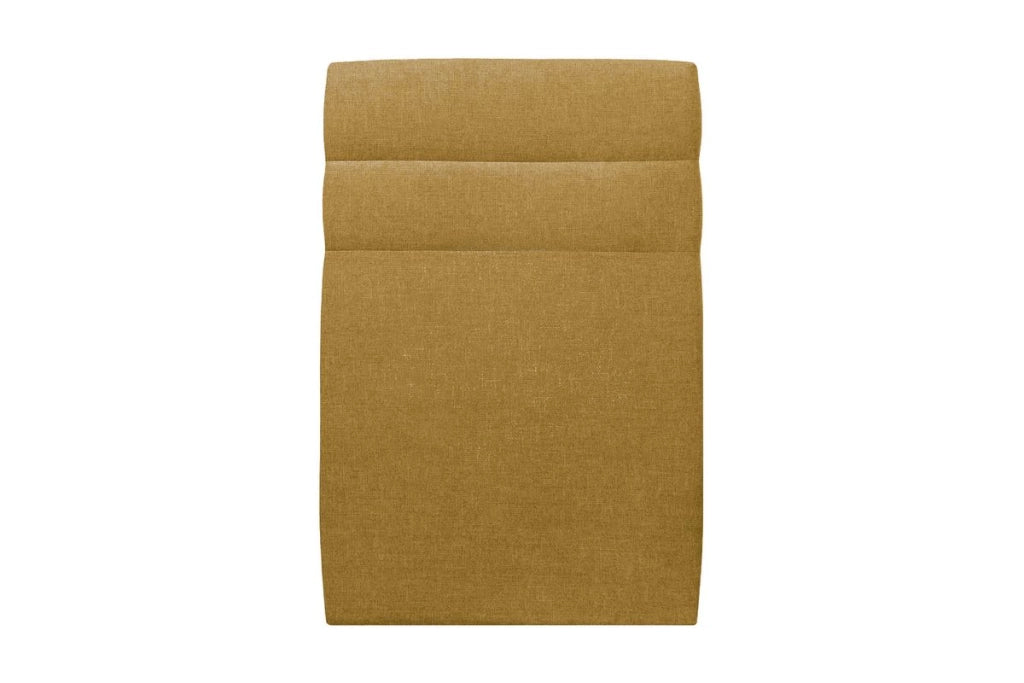 Letto 90x190 cm con testiera in linea - Tessuto Tela opaca
