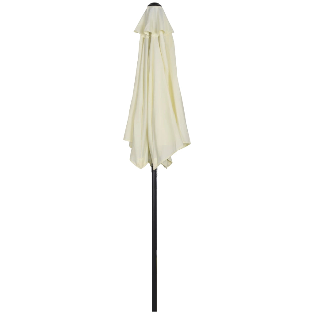 Parasole da giardino rotondo ¨C zephmum ¨C ? 2 m, alluminio, beige