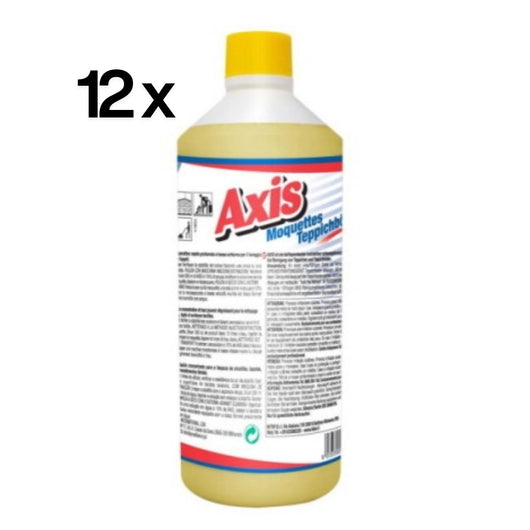 Axis 12 Pezzi x 1 Litro, Detergente Bassa Schiuma per Pulizia Tappeti Moquettes | Kiter