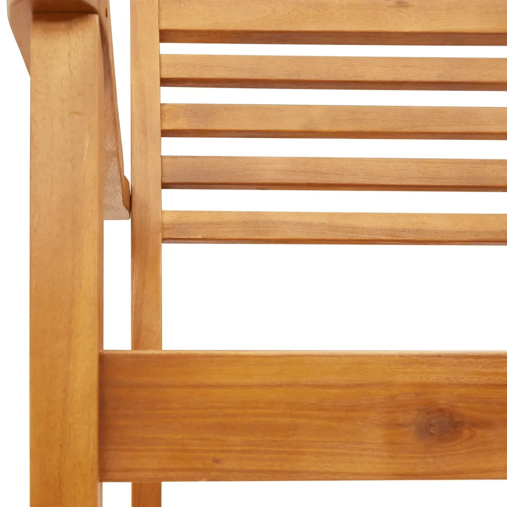 Sedie da Giardino 4 pz | Sedie da Esterno 59x55x85 cm Legno Massello di Acacia