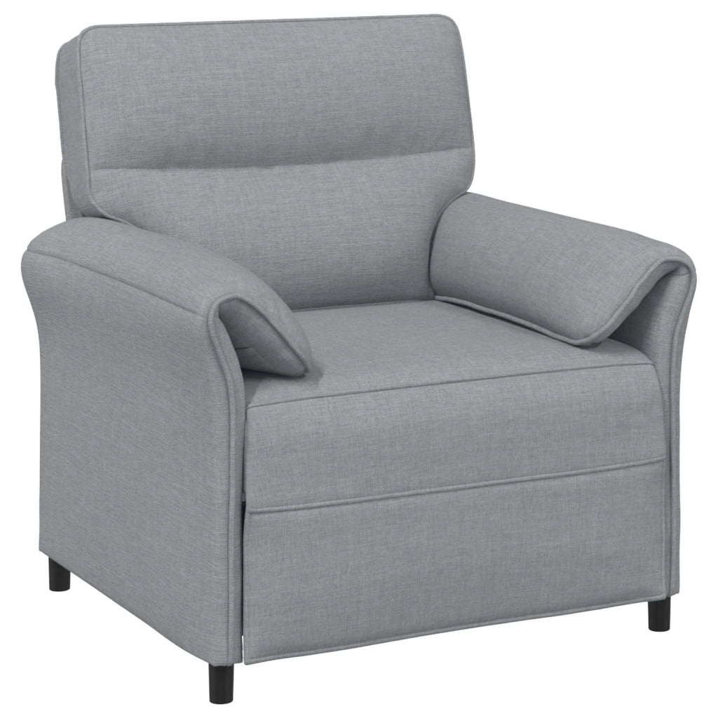Set di divani 2 pz Grigio Chiaro Tessuto 3424857