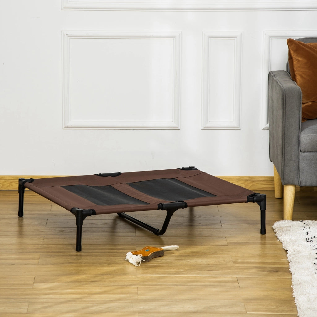 Cuccia da esterno per cani ¨C zephmum ¨C marrone 92x76x18 cm