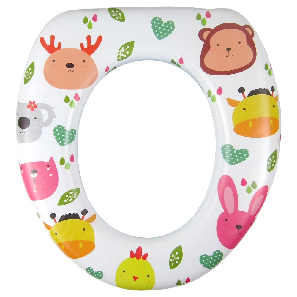 Trade Shop - Riduttore Sedile Seggiolino Per Wc Morbido Per Bambini Con 4 Motivi A Fantasia 59781 -