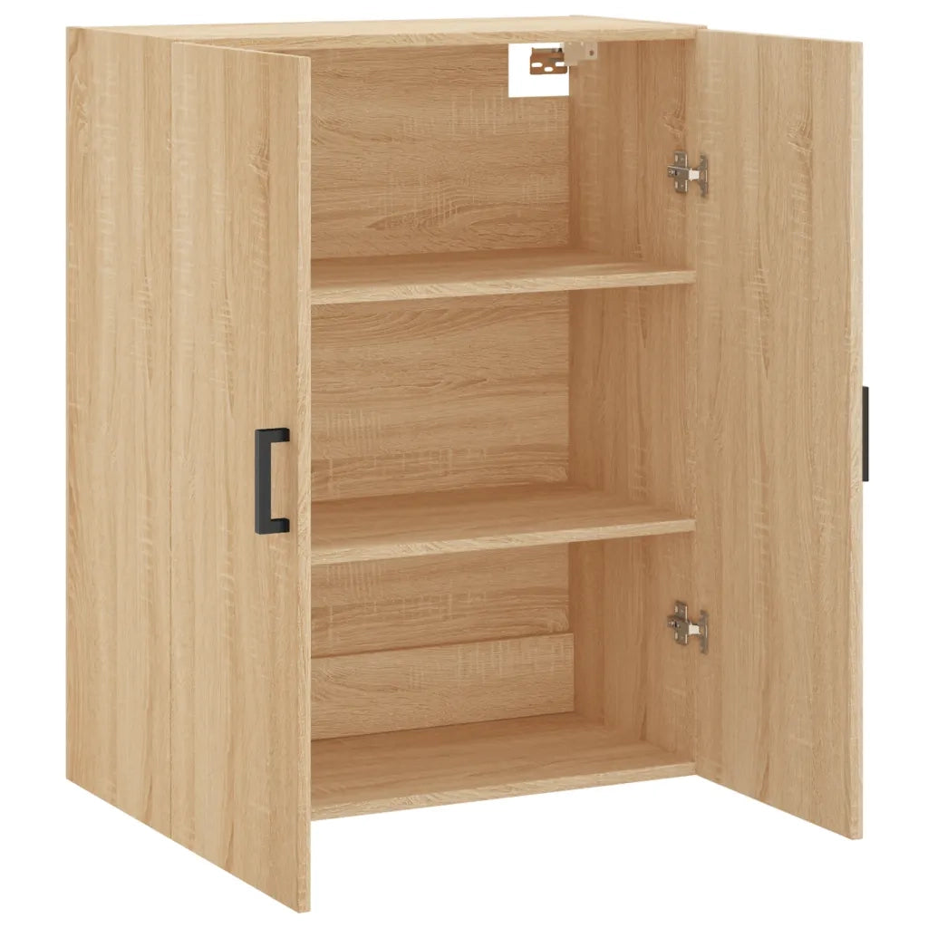 vidaXL Mobile a Parete Rovere Sonoma 69,5x34x90 cm