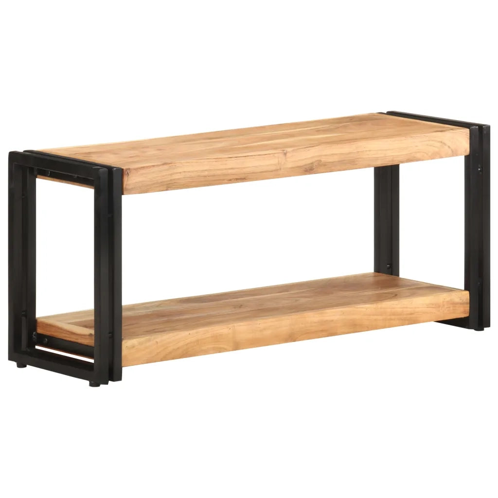 Mobile Porta TV 90x30x40 cm in Legno Massello di Acacia cod mxl 64290