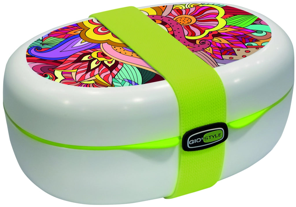 Giò Style CONTENITORE X-FOOD MOOD Lt. 1,3 - cm. 19x14,5x8,5 h col. Assortiti 12.00 pz
