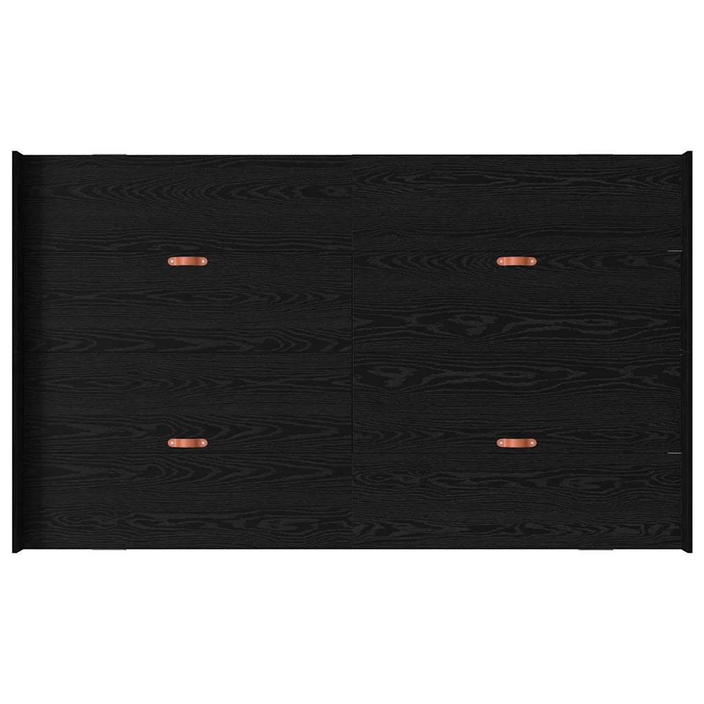 Struttura letto con contenitore Rovere Nero 120 x 200 cm 3335302