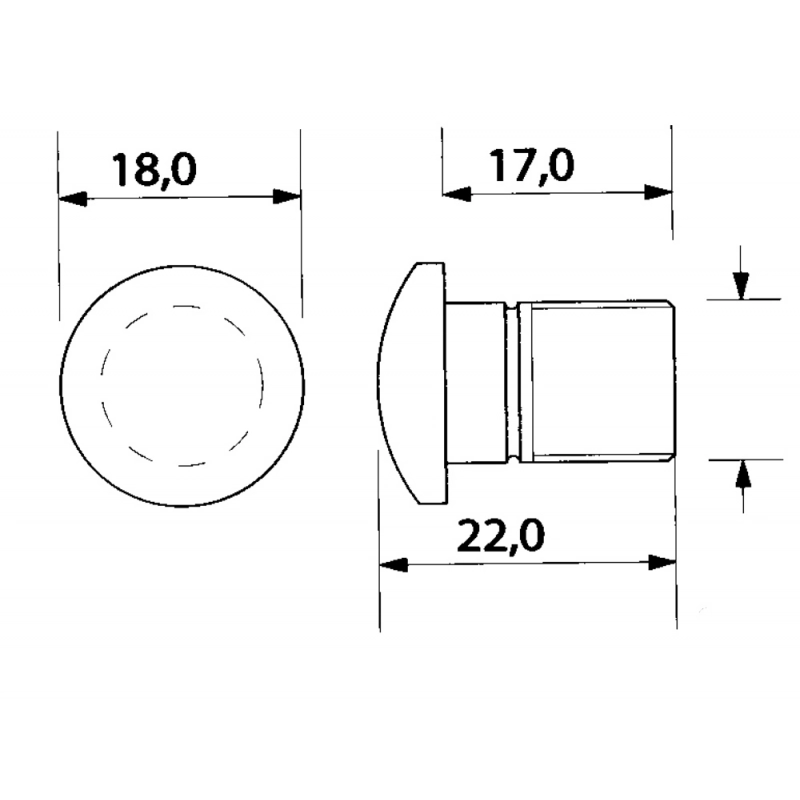 LED BLU 12 VOLTS
