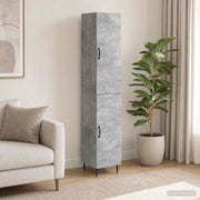 Set di armadi 2 pz Grigio Cemento Legno ingegnerizzato 3416631