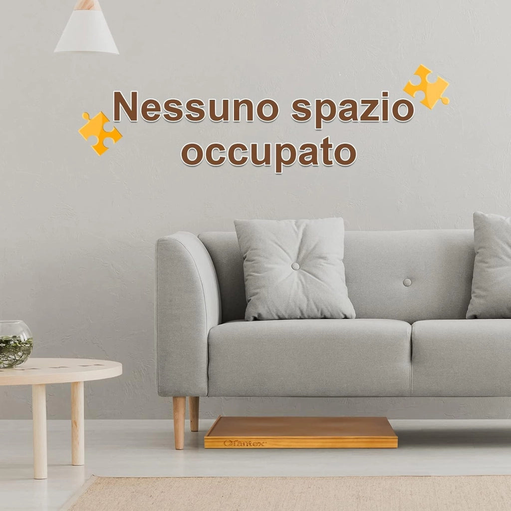 Tavolo puzzle con 4 cassetti, piattaforma puzzle fino a 1000-1500 pezzi, tavola puzzle in legno, tavola puzzle con superficie di lavoro piana, 80 x 65 cm