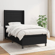 Giroletto a Molle con Materasso Nero 90x190 cm in Tessutocod mxl 74602