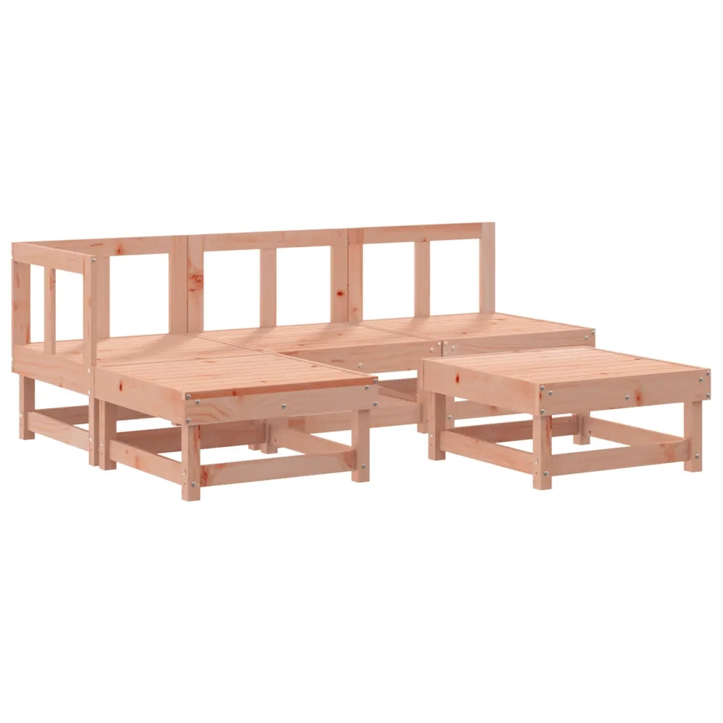 Set Divani Giardino 5 pz con Cuscini Legno Massello di Douglascod mxl 124462