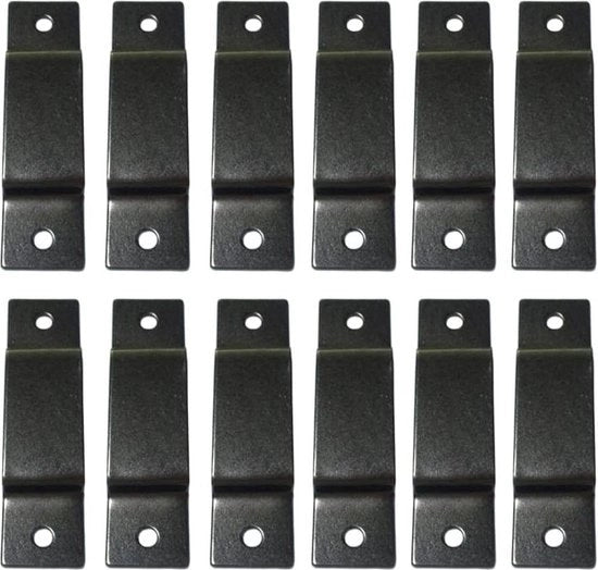 Supporto per attrezzi in metallo - Clip per attrezzi - Hanger per strumenti - Clip per cavo - Viti - Tasche per strumenti.