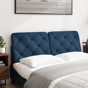 Cuscino Testiera-Cuscino per Testiera Blu 120 cm in Tessuto