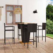 Set Bar da Giardino 5 pz Nero cod mxl 40302
