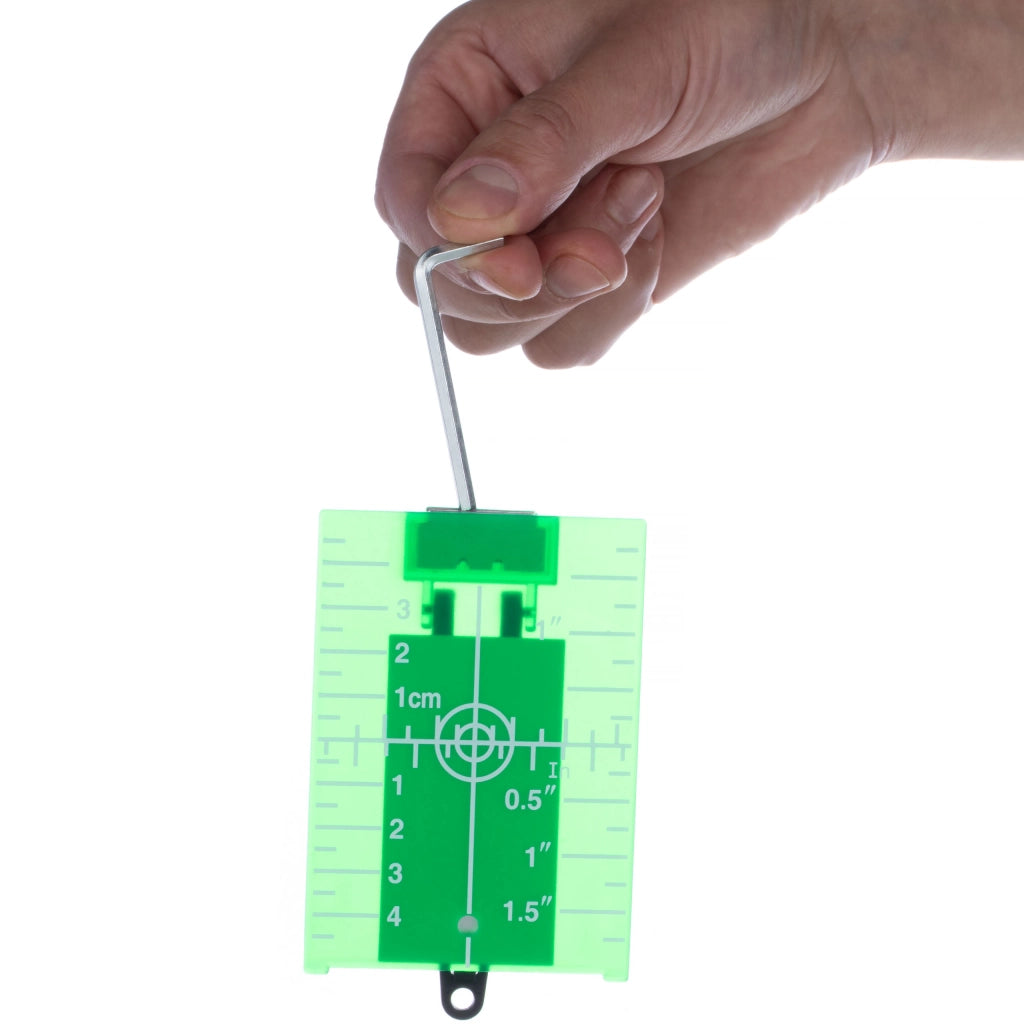 Piastra di Lettura Livella Laser Rosfix PLATE – Precisione e Magnete | Dimensioni 10x7cm, Scala 3D