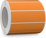 Etichette rettangolari 76×25mm Codifica colore Stickers vinili rimovibili acqua-resistenti Etichette per nome per casa, ufficio e azienda - 1000 pezzi