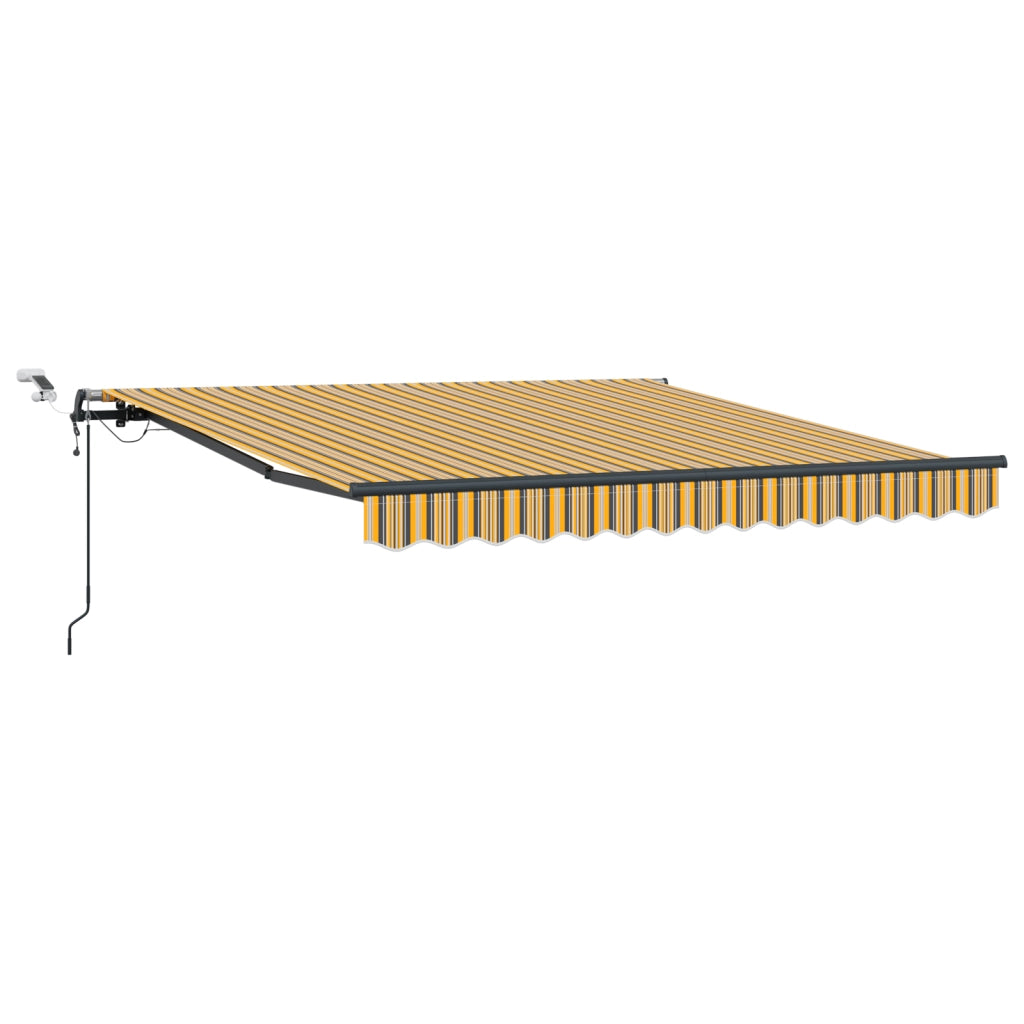 Tenda retrattile automatica con LED a strisce multicolore 300x250 cm