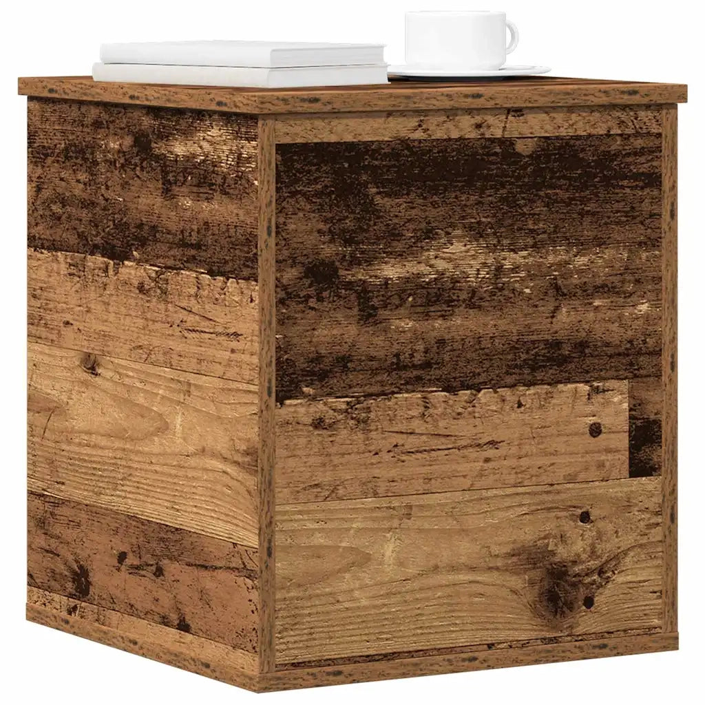 Scatola di Stoccaggio Legno vecchio 40 x 42 x 46 cm CFW9789515