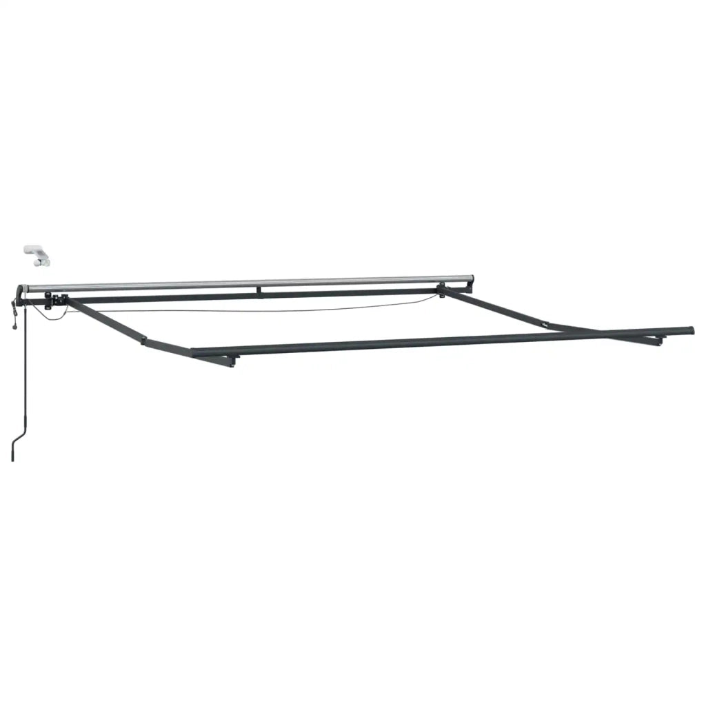 Tenda retrattile Grigio chiaro e bianco 300 x 250 cm Poliestere 3425853