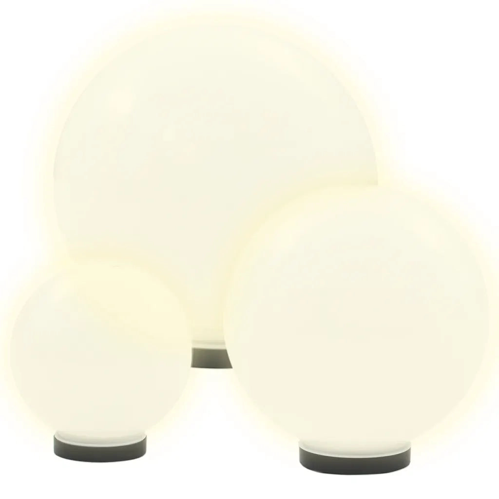 Set Lampade a LED Sferiche 3 pz in PMMA 20/30/40cm CFW9533302