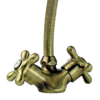 Rubinetto monoforo per lavello Etoile vecchio ottone