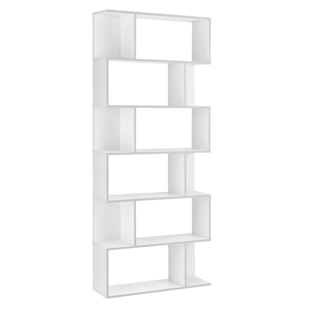 Libreria Borrby Scaffale da Terra 192 x 80 x 24 cm Bianco [en.casa]