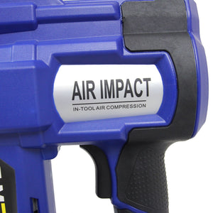 Pistola Sparachiodi Graffettatrice Pneumatica 2 in 1 18V Senza Fili con Batteria