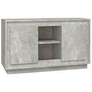 Credenza | Madia | Buffet da pranzo | Armadio da pranzo Grigio Cemento 102x35x60 cm in Legno Multistrato