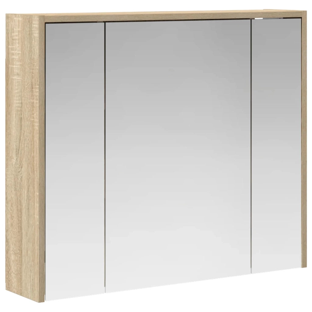 Mobiletto per specchio da bagno Rovere Sonoma