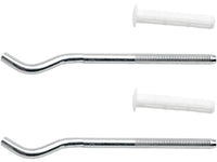 Coppia mensole per radiatori in chisa e acciaio 205 mm