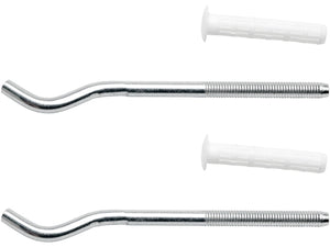 Coppia mensole per radiatori in chisa e acciaio 205 mm