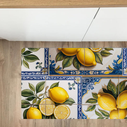 MOHOME Tappeto Passatoia Cucina Antiscivolo Lavabile PVC Runner Multiuso Morbido Impermeabile Antimacchia Sala Pranzo Bagno Lavanderia Corridoio Colore: Amalfi, Misure : 50x100