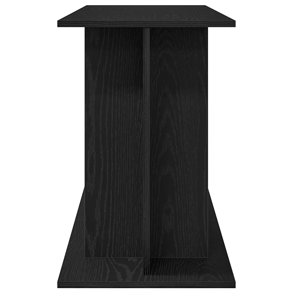 Supporto Acquario 120x40x60 cm Legno Multistrato Rovere Nero
