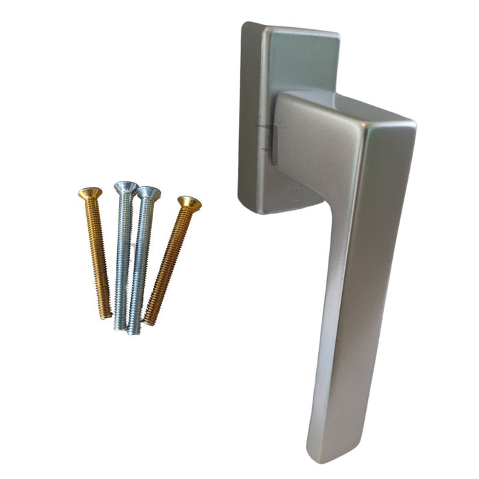 Maniglia martellina 10 pz per finestre balconi toulon HOPPE Secustik argento
