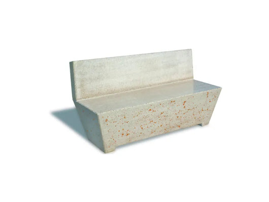 Panca o seduta Hogan finto marmo travertino 150x60x82h Giochipark - Panca Hogan con schienale