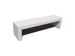 Panca Venere 1629 Giochipark calcestruzzo levigato marmo travertino 200x50x50h