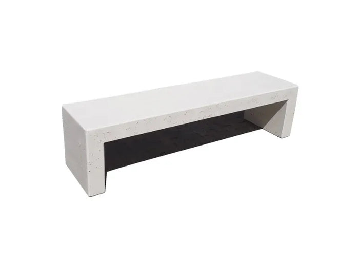 Panca Venere 1629 Giochipark calcestruzzo levigato marmo travertino 200x50x50h