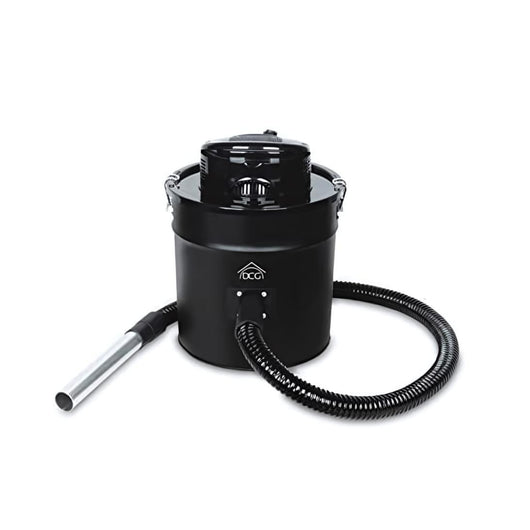 DCG Eltronic BS8800-Aspiracenere con Motore, capacità 20lt. Tubo Flessibile in Alluminio, 1200 W, 20 Litri, Nero