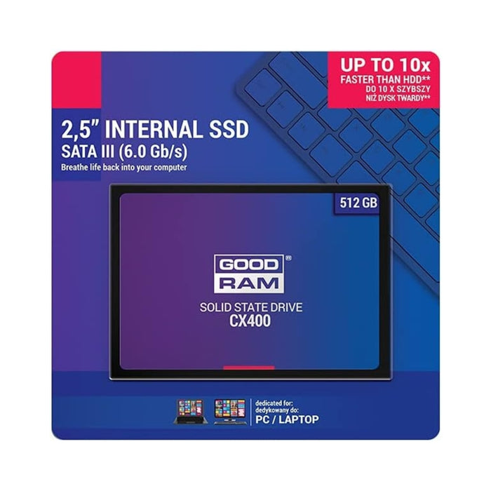 Goodram Internal SSD 2,5  512GB CX400