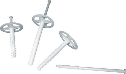 tassello nylon bianco x cappotto con chiodo mm. 90 cod:ferx.24439