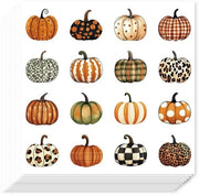 Stickers di zucca 320 pezzi - Adesivi autoadesivi - Stili cartoon - Elementi autunnali - Decorazione per sacchetti regalo/calendari