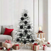 Set di Palline di Natale XL 9 pcs Nero Plastica
