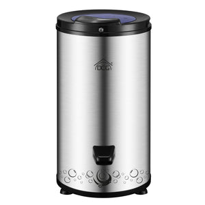 DCG SD8469 Asciugatrice Centrifuga Inox, Asciugabiancheria Portatile Salvaspazio, Asciugapanni Silenziosa