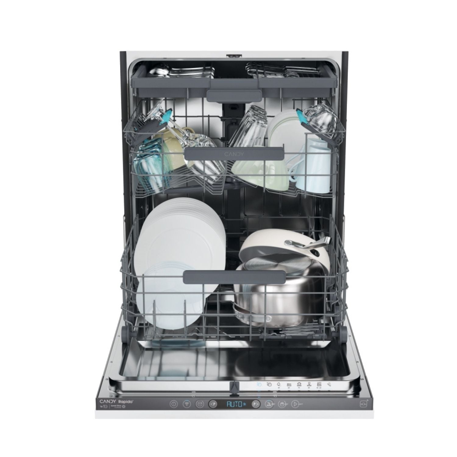Candy CI 6E7F1A Lavastoviglie 16 coperti Cl.E Rapido