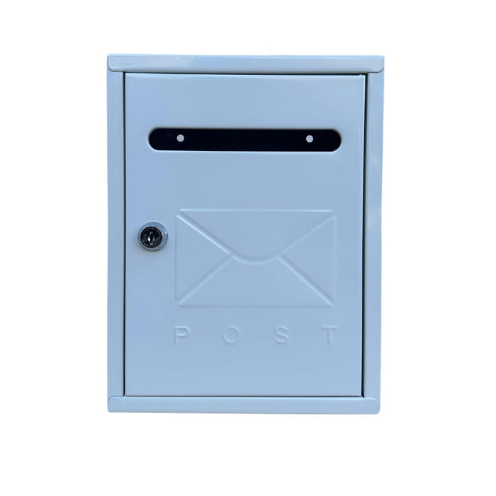 Cassetta Postale Esterno Personale Ferro Dimensioni 26 x 20 x 7,5 cm Elegante Funzionale Colore: Grigio