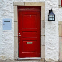 Cassetta Postale Esterno Personale Ferro Dimensioni 26 x 20 x 7,5 cm Elegante Funzionale Colore: Bianco