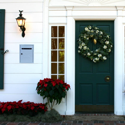 Cassetta Postale Esterno Personale Ferro Dimensioni 26 x 20 x 7,5 cm Elegante Funzionale Colore: Grigio