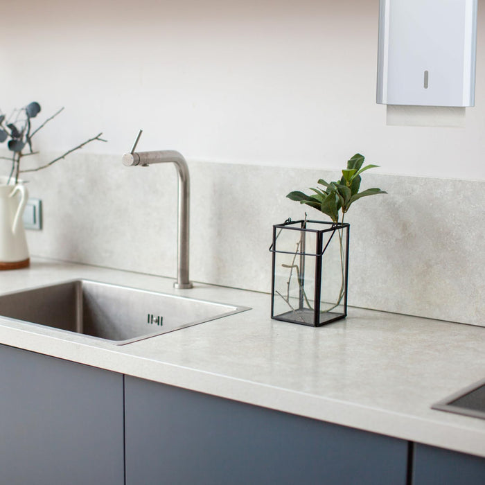 OWIJI Carta Asciugamani Piegata V Monouso Pura Cellulosa Doppio Velo Dimensione 21 cm x 21 cm Salviette Compatibili Resistenti Assorbenti Dispenser Confezioni: 15 Confezioni