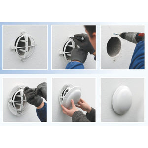 RIDUTTORE ACUSTICO XFORI VENTILAZ.BIANCO